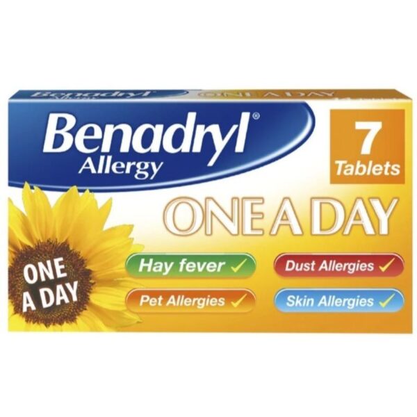 Benadryl Allergy One a Day 10mg 7 tablets