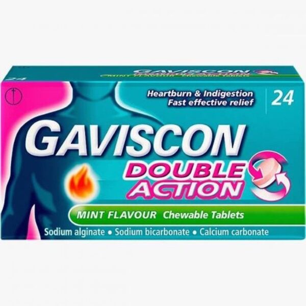 Gaviscon Double Action Mint Flavour Tablets