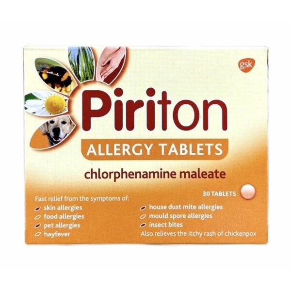 Piriton Allergy Tablets 30 tablets