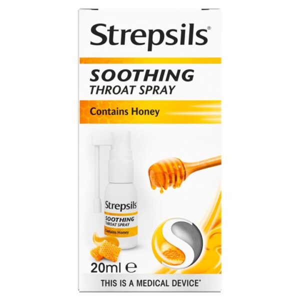 Strepsils soothing sore throat spray 20 ml