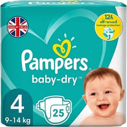 Pampers Baby Dry carry pack maxi size 4 25pack