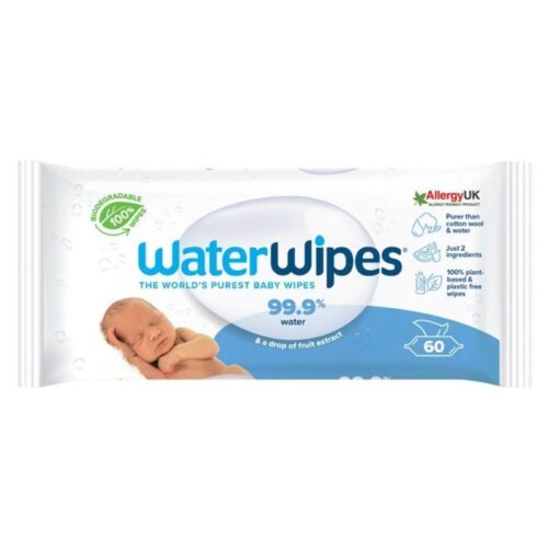 Waterwipes sensitive newborn biodigradable baby wipes