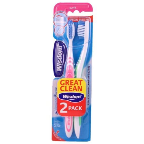 Wisdom Toothbrush Twin Pack Soft